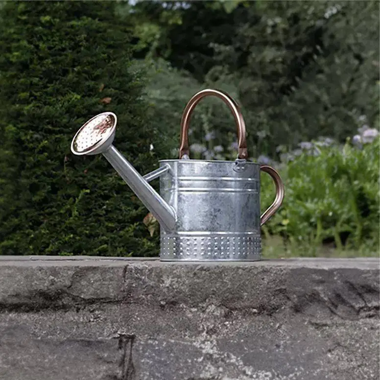 Spear & Jackson Galvanised Steel Watering Can, 4.5L 3 Spear & Jackson Galvanised Steel Watering Can, 4.5L