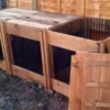 1150 Litre Blackdown Range Triple Leaf Mould Wooden Composter With Lids