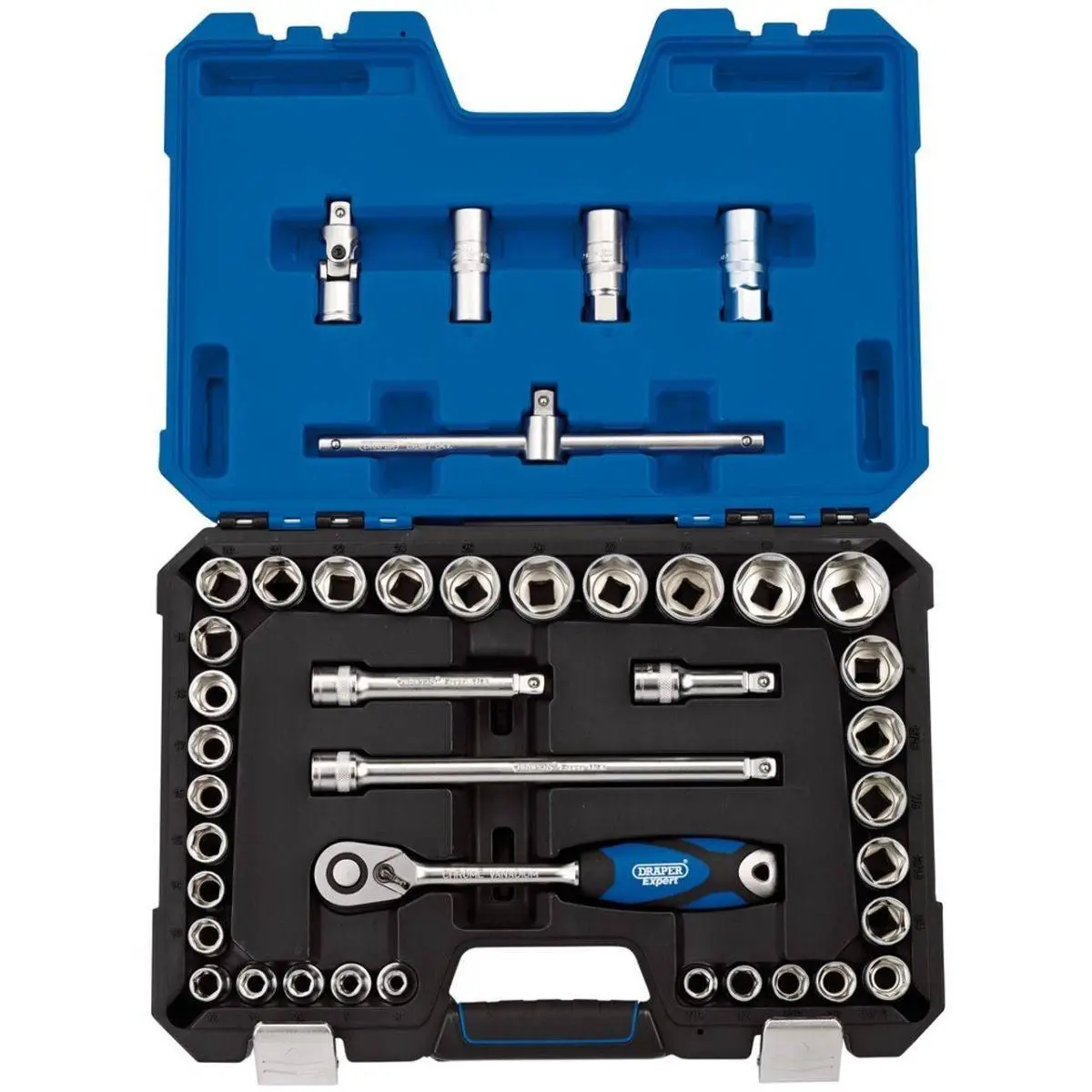 Draper Expert Combined MM/AF Socket Set, 1/2" Sq. Dr. (41 Piece) 3 Draper Expert Combined MM/AF Socket Set, 1/2" Sq. Dr. (41 Piece)