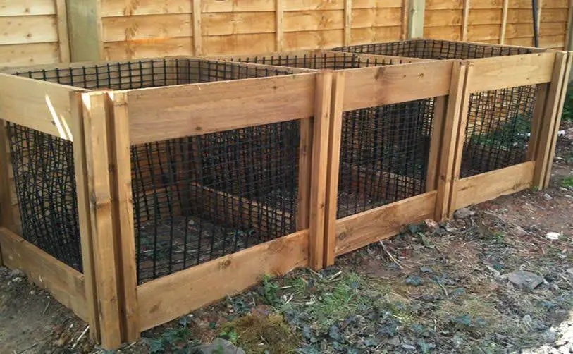 1900 Litre Blackdown Range Triple Leaf Mould Wooden Composter 3 1900 Litre Blackdown Range Triple Leaf Mould Wooden Composter