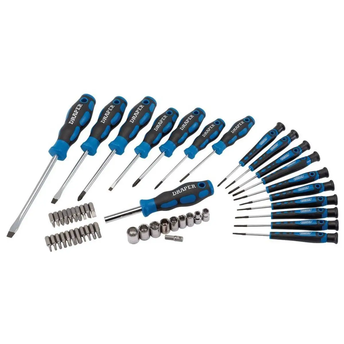Draper Tools Screwdriver, Socket And Bit Set - 49 Piece 4 Draper Tools Screwdriver, Socket And Bit Set - 49 Piece - Image 2
