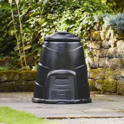 220L Black Compost Bin -PlantMates Shop 220lblackblackwallcomposter 680x crop center jpg