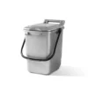 23ltr Silver Grey Kitchen Caddy -PlantMates Shop 23ltr curbside caddy silver jpg