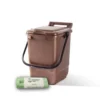 23ltr Brown Kitchen Caddy + 25 Pack Of Liners -PlantMates Shop 23ltr curbside caddy bags brown jpg