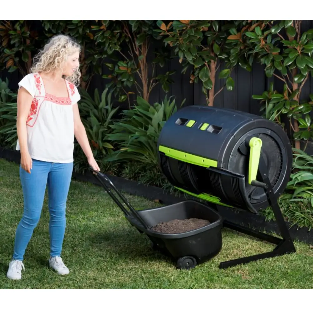 Maze 245 Litre Compost Tumbler + 55 Litre Composting Cart Set 6 Maze 245 Litre Compost Tumbler + 55 Litre Composting Cart Set - Image 4