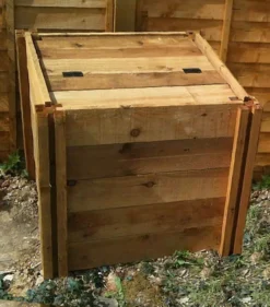 400 Litre Blackdown Range Single Standard Wooden Composter With Lid