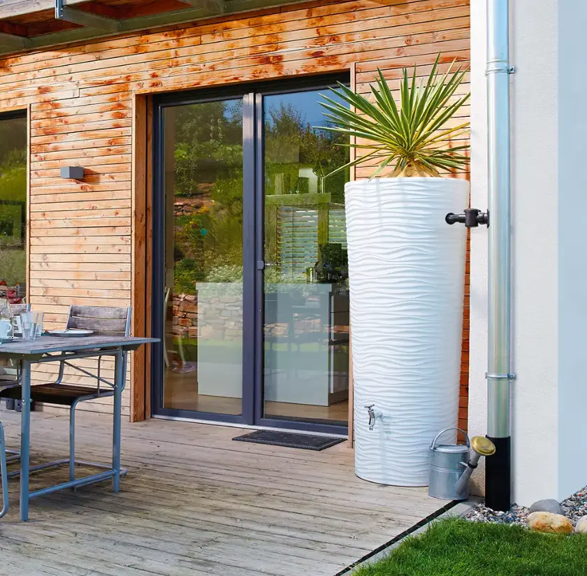 350L Natura 2 In 1 Water Tank With Planter - Arctic White 3 350L Natura 2 In 1 Water Tank With Planter - Arctic White