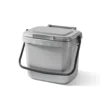 5ltr Silver Grey Kitchen Caddy -PlantMates Shop 5ltr kitchen caddy silver jpg