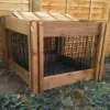 600 Litre Blackdown Range Single Leaf Mould Wooden Composter With Lid -PlantMates Shop 600 blackdown range single leaf mould wooden composter with lid 1 jpg