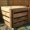 600 Litre Blackdown Range Single Slotted Wooden Composter With Lid -PlantMates Shop 600 blackdown range single slotted wooden composter with lid 1 jpg