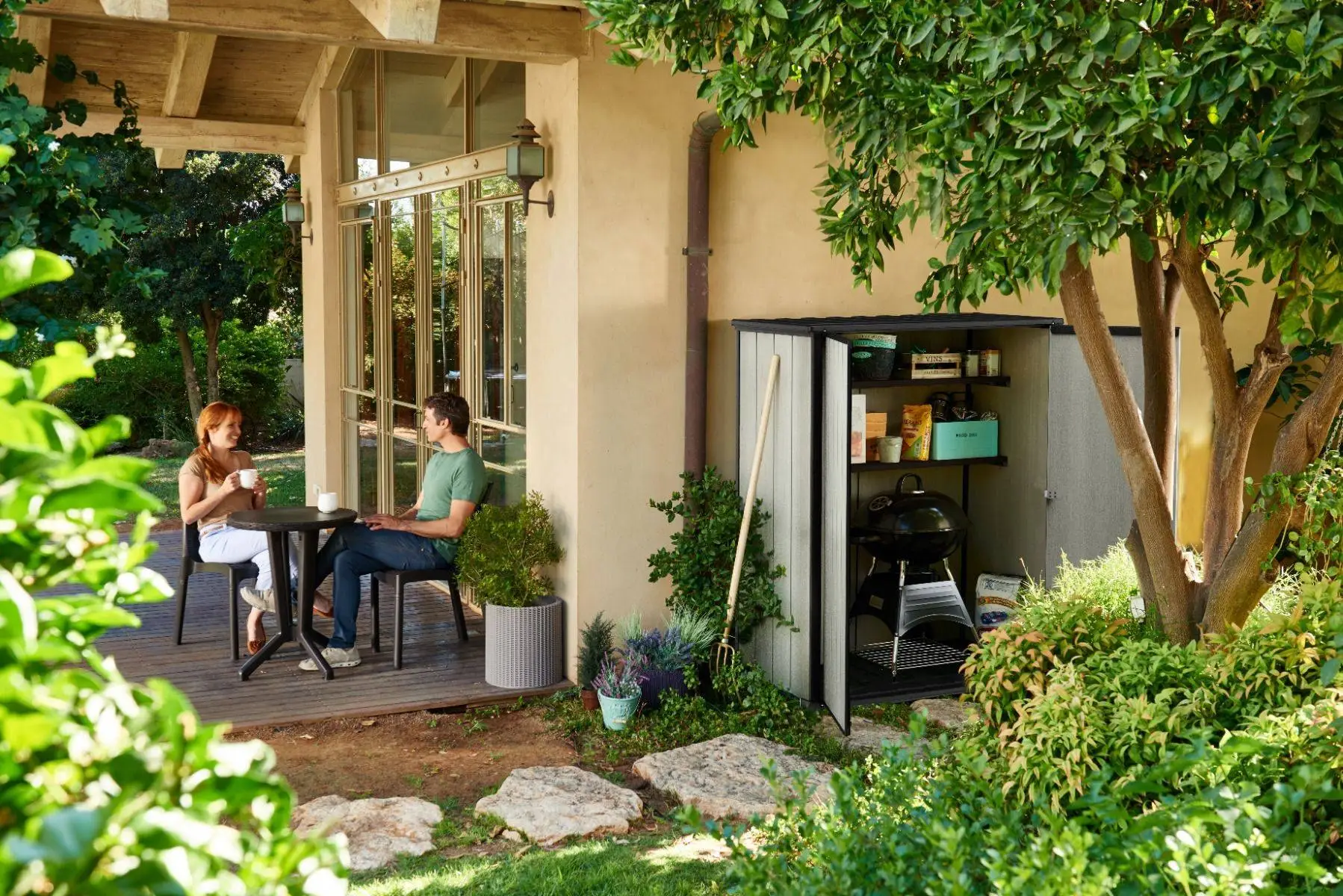 Keter Hi Store+ Garden Storage Unit (1400L) 5 Keter Hi Store+ Garden Storage Unit (1400L) - Image 3