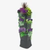 200L Rainwater Terrace Water Butt Planter - 3 Tier - Black & Dark Green