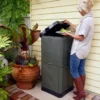 200 Litre GREY Aerobin Hot Composter With Leachate Hose Extension Kit -PlantMates Shop aerobin grey jpg
