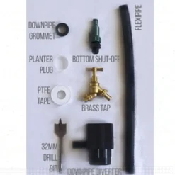 180L Garden Planter Water Butt Sandstone -PlantMates Shop as5 2 jpg