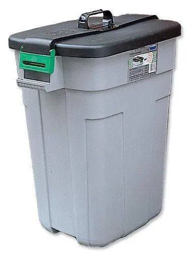 90L Rectangular Bin With Lid And Handle 3 90L Rectangular Bin With Lid And Handle