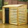 Natural Treated Timber Double Bin Store 1 Natural Treated Timber Double Bin Store -PlantMates Shop binlrg1 doublebinstore main jpg