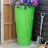 200 Litre Cosmo Water Butt Planter - Apple Green -PlantMates Shop cosmo apple 01a jpg