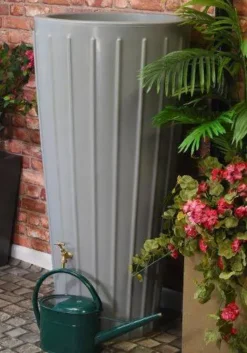 200 Litre Cosmo Water Butt Planter - Grey