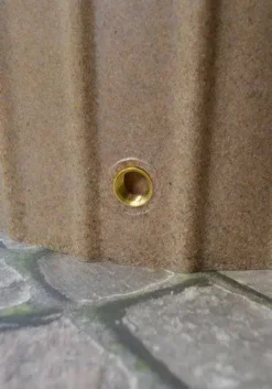 200 Litre Cosmo Water Butt Planter - Sandstone -PlantMates Shop cosmoss drawoff jpg