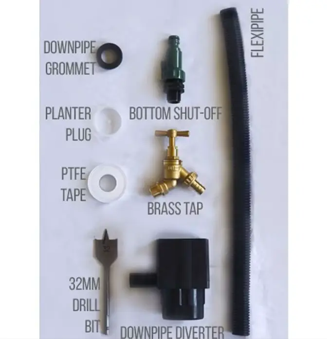 165L Midi Metropolitan Water Butt Planter - Sandstone 4 165L Midi Metropolitan Water Butt Planter - Sandstone - Image 2