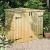 Double Bin Store - Bin Storage Shed -PlantMates Shop double bin shed 1 original organics jpg