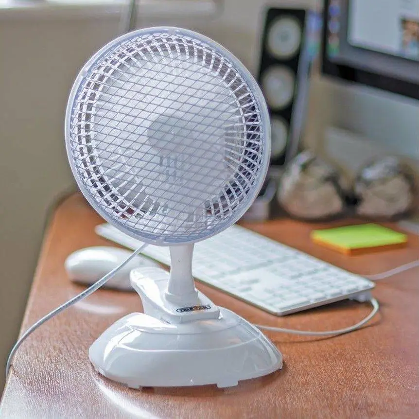 Draper Tools 230V Clip-On Desk Fan, 6"/150mm, 15W 4 Draper Tools 230V Clip-On Desk Fan, 6"/150mm, 15W - Image 2