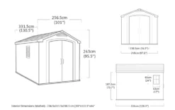 Keter Factor 8 X 11 Shed -PlantMates Shop factor 811 web png transparent 1030x650 9 png