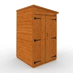 Windowless Double Door Pent Shed