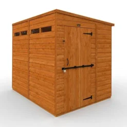 Security Double Door Pent Shed 11 Security Double Door Pent Shed -PlantMates Shop flex sec pent 8ft length x 6ft width jpg