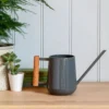 Modern Indoor Watering Can - Charcoal -PlantMates Shop gen iccharc burgon and ball indoor watering can charcoal 02 jpg