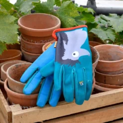 Childrens Gardening Gloves - Hedgehog Design - National Trust