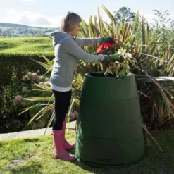Recycled Plastic 330L Johanna Hot Composter - Green 15 Recycled Plastic 330L Johanna Hot Composter - Green -PlantMates Shop greenjoh3 1 jpg