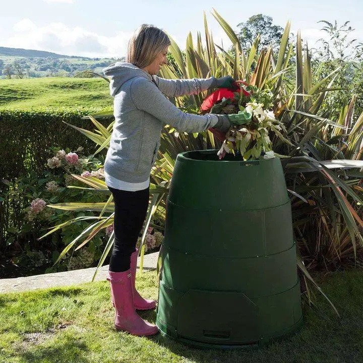 Recycled Plastic 330L Johanna Hot Composter - Green 7 Recycled Plastic 330L Johanna Hot Composter - Green - Image 5
