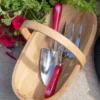 RHS Bloom Trowel & Fork Gift Set -PlantMates Shop grh tfboxbb burgon and ball rhs gifts for gardeners british bloom gift boxed trowel and fork 02 jpg