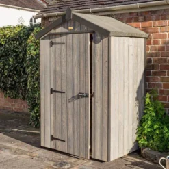 Rowlinson 4 X 3 Heritage Shed With Dark Grey Trim