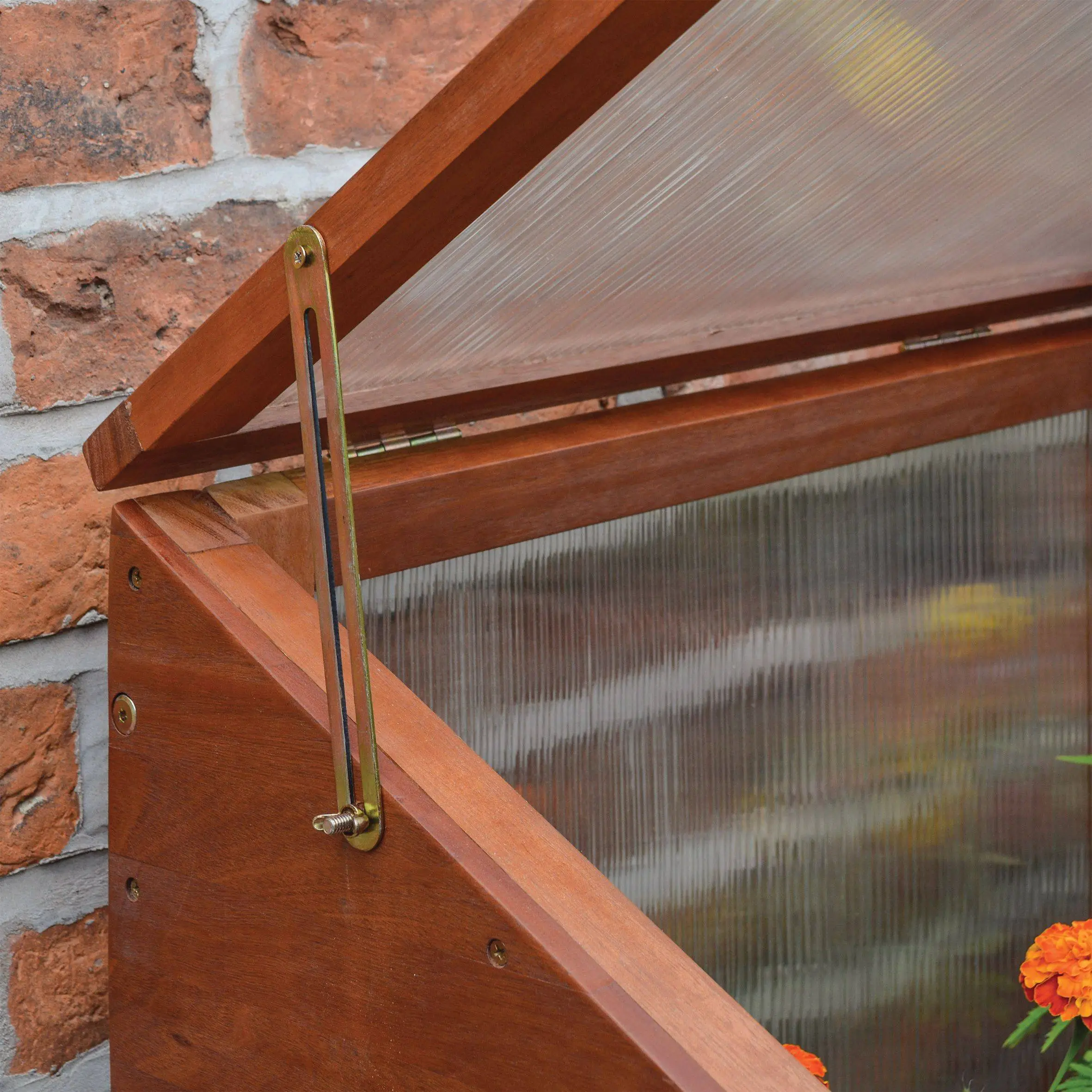 Rowlinson Hardwood Mini Greenhouse 3 Rowlinson Hardwood Mini Greenhouse - Image 2