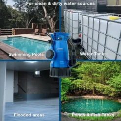 Hyundai 550W Electric Clean And Dirty Water Submersible Water Pump / Sub Pump | HYSP550CD -PlantMates Shop hysp550cd areas 01642 1 jpg