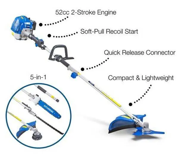 Hyundai 52cc Petrol Garden Multi Tool | HYMT5200X 4 Hyundai 52cc Petrol Garden Multi Tool | HYMT5200X - Image 2