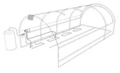 WaterMate Pro Automatic Greenhouse & Polytunnel Watering System 14 WaterMate Pro Automatic Greenhouse & Polytunnel Watering System -PlantMates Shop lines polytunnel 600x368 jpg