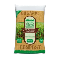 Living Green Worm Compost 100% Organic Vermicompost 40L Bag -PlantMates Shop living green all purpose bag 500x500 png