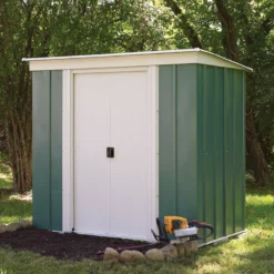 Rowlinson 6 X 4 Greenvale Metal Pent Shed With Floor