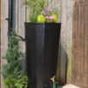 255L Metropolitan Water Butt With Planter In Black 1 255L Metropolitan Water Butt With Planter In Black -PlantMates Shop metro black 2 jpg