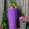 255L Metropolitan Water Butt With Planter In Purple -PlantMates Shop metro purple jpg