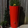 255L Metropolitan Water Butt With Planter In Red -PlantMates Shop metro red jpg