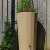 255L Metropolitan Water Butt With Planter In Sandstone -PlantMates Shop metro sandstone jpg
