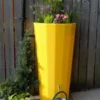 255L Metropolitan Water Butt With Planter In Yellow -PlantMates Shop metro yellow jpg