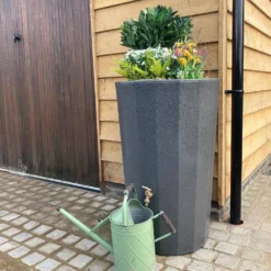 165L Midi Metropolitan Water Butt Planter - Millstone