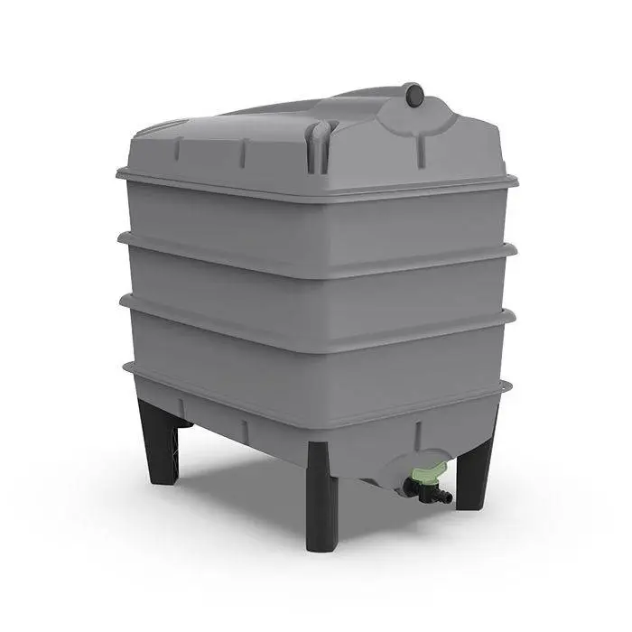 Stone Grey Tiger Wormery - 3 Tray 3 Stone Grey Tiger Wormery - 3 Tray