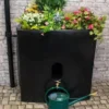 375 Litre Oasis Water Butt Planter - Black 2 375 Litre Oasis Water Butt Planter - Black -PlantMates Shop oasis blk water butt 01 jpg