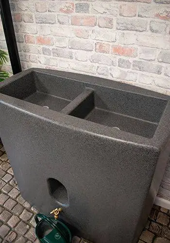 375 Litre Oasis Water Butt Planter - Millstone 6 375 Litre Oasis Water Butt Planter - Millstone - Image 4
